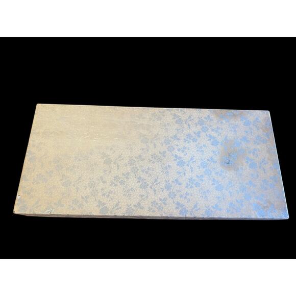 Vintage Vanity Set Hairbrush Brush Comb Mirror Blue Floral 1950s Childrens Girls - Picture 15 of 16